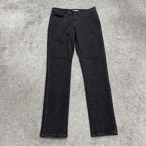 Levi's 311 Shaping Skinny Denim Jeans Womens 27x30 Black Mid Rise Casual Stretch